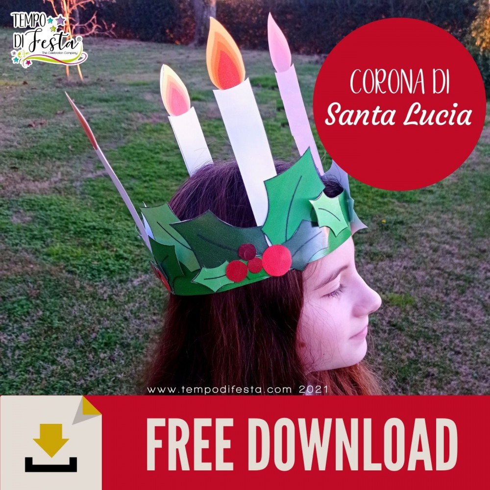 St Lucia crown free printable