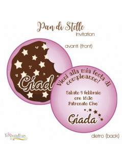 PAN DI STELLE INVITI PERSONALIZZATI