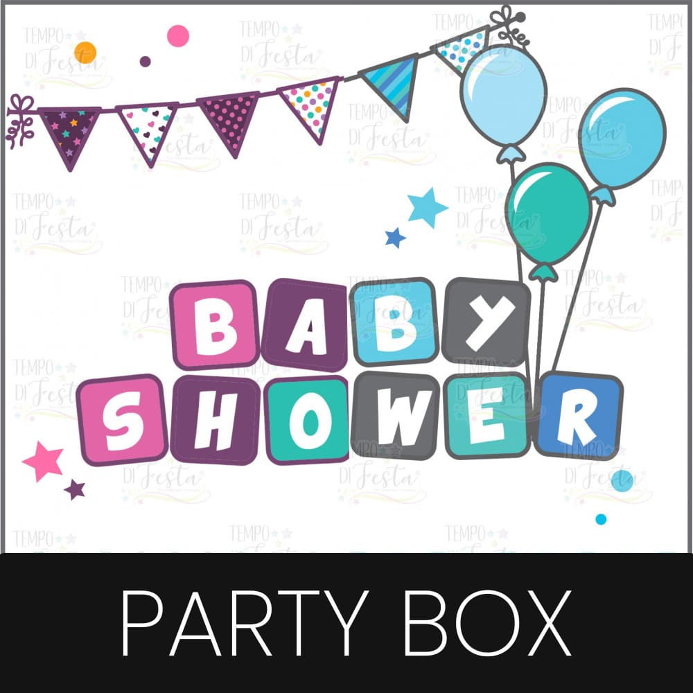 Blocks theme Baby Shower...