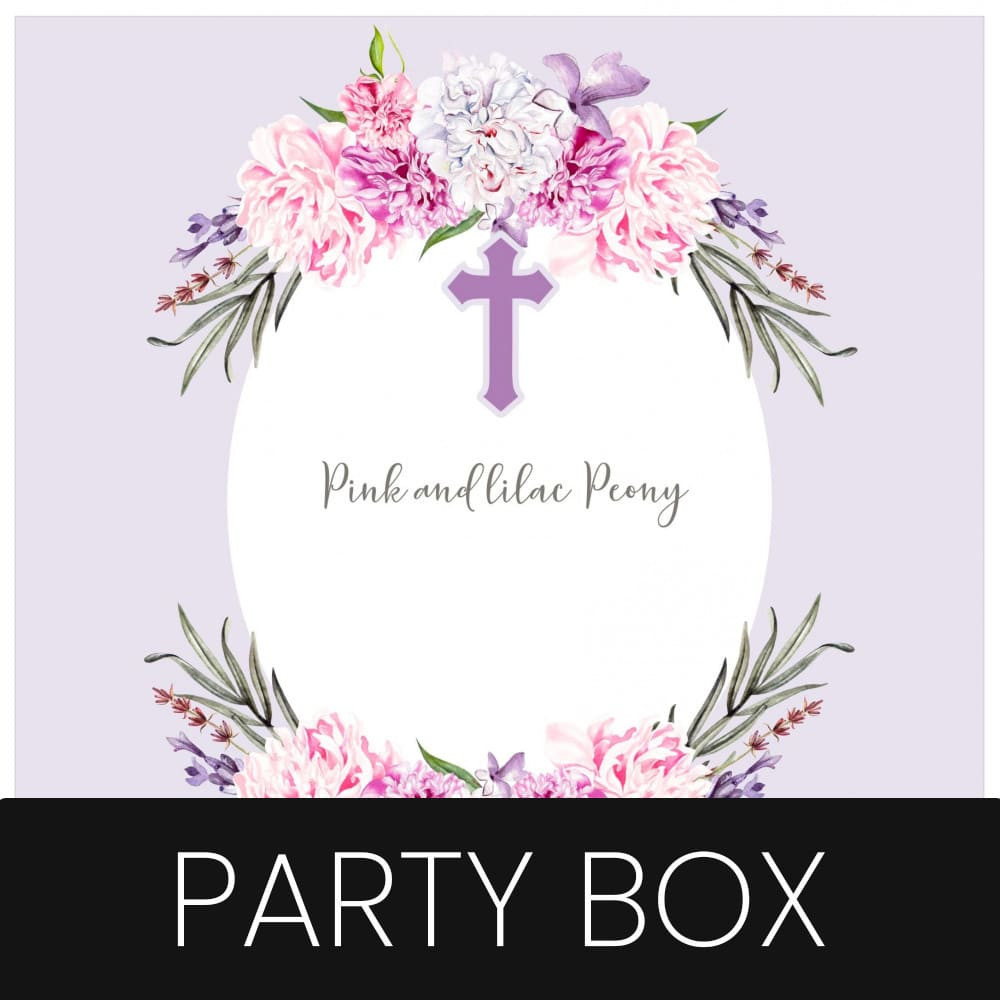 Peonie rosa e lilla Party box