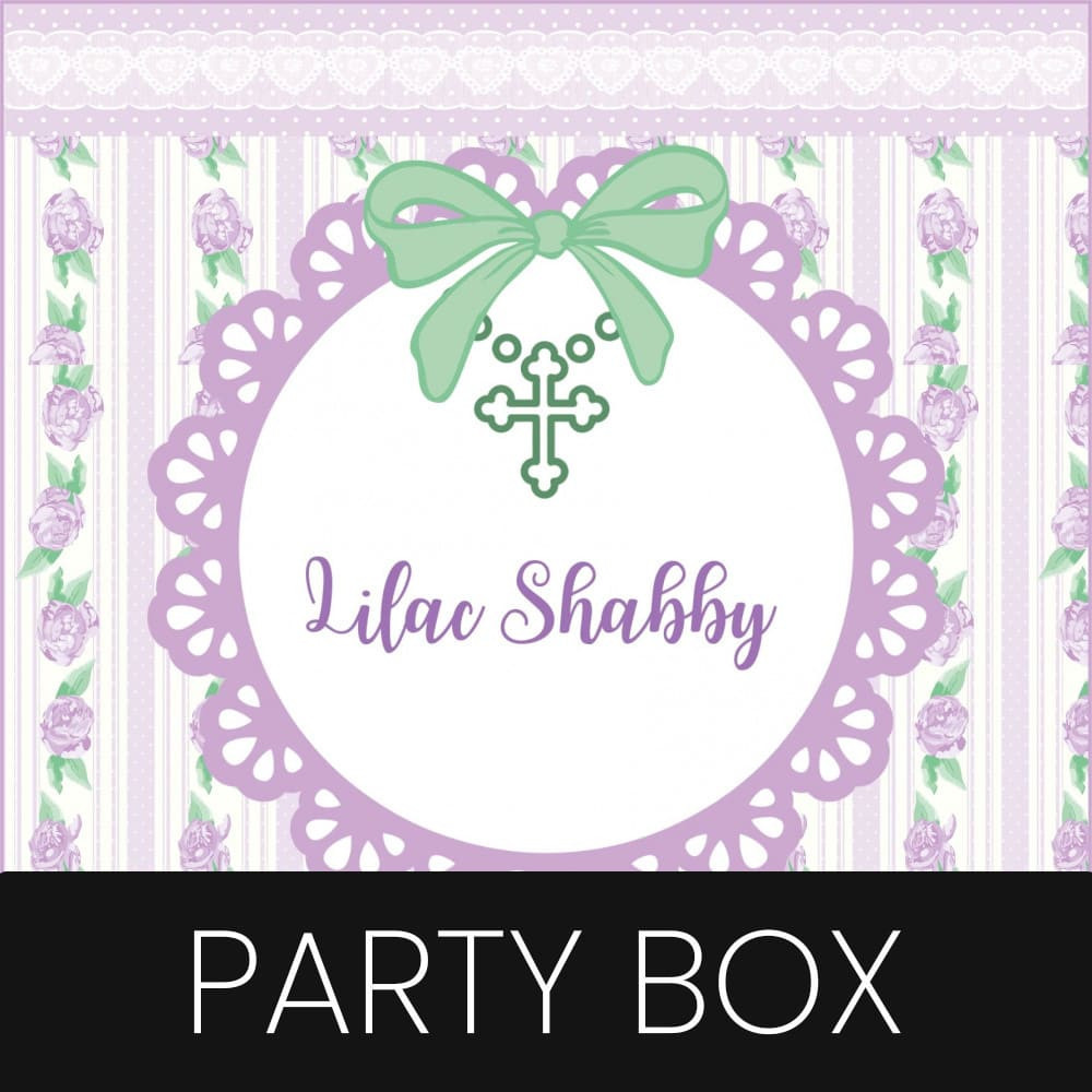 Shabby lilla Party Box