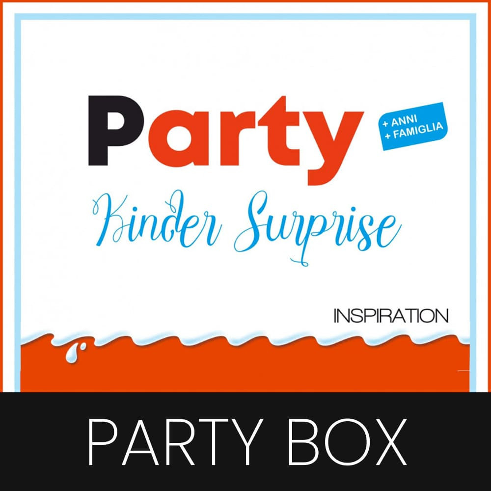 KINDER SORPRESA Party box