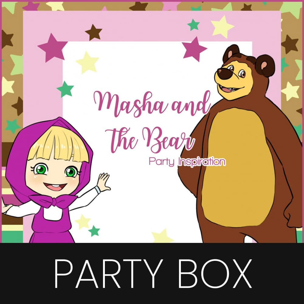 MASHA AND THE BEAR Party Box