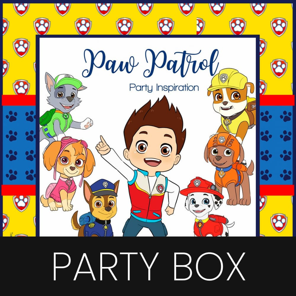 Paw Patrol customized party