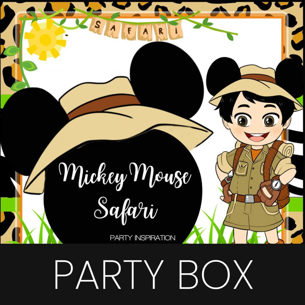 MICKEY MOUSE SAFARI Party Box