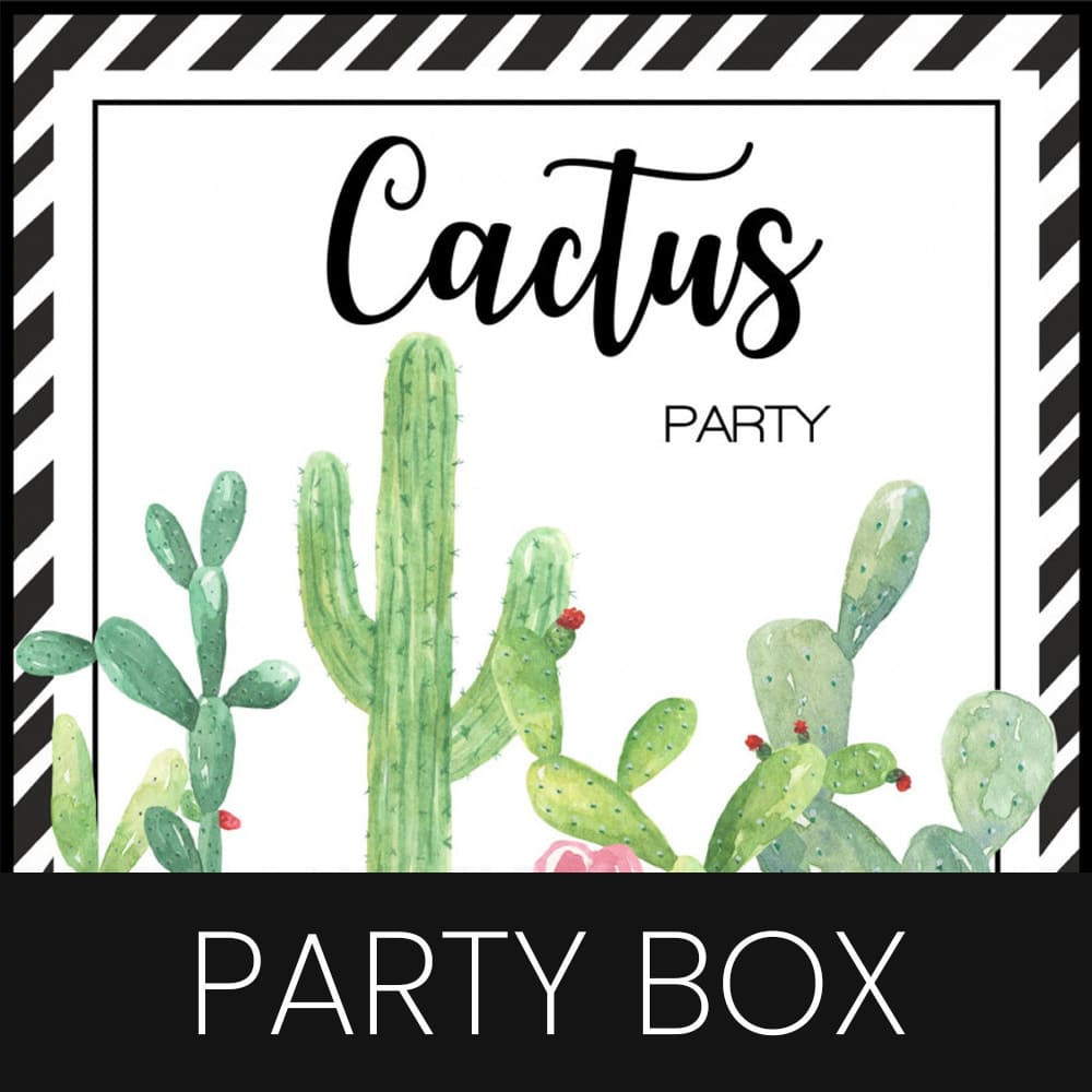 Cactus festa personalizzata