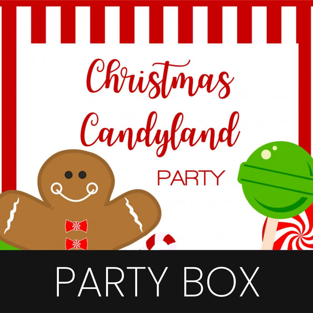 NAVIDAD CANDYLAND Party box