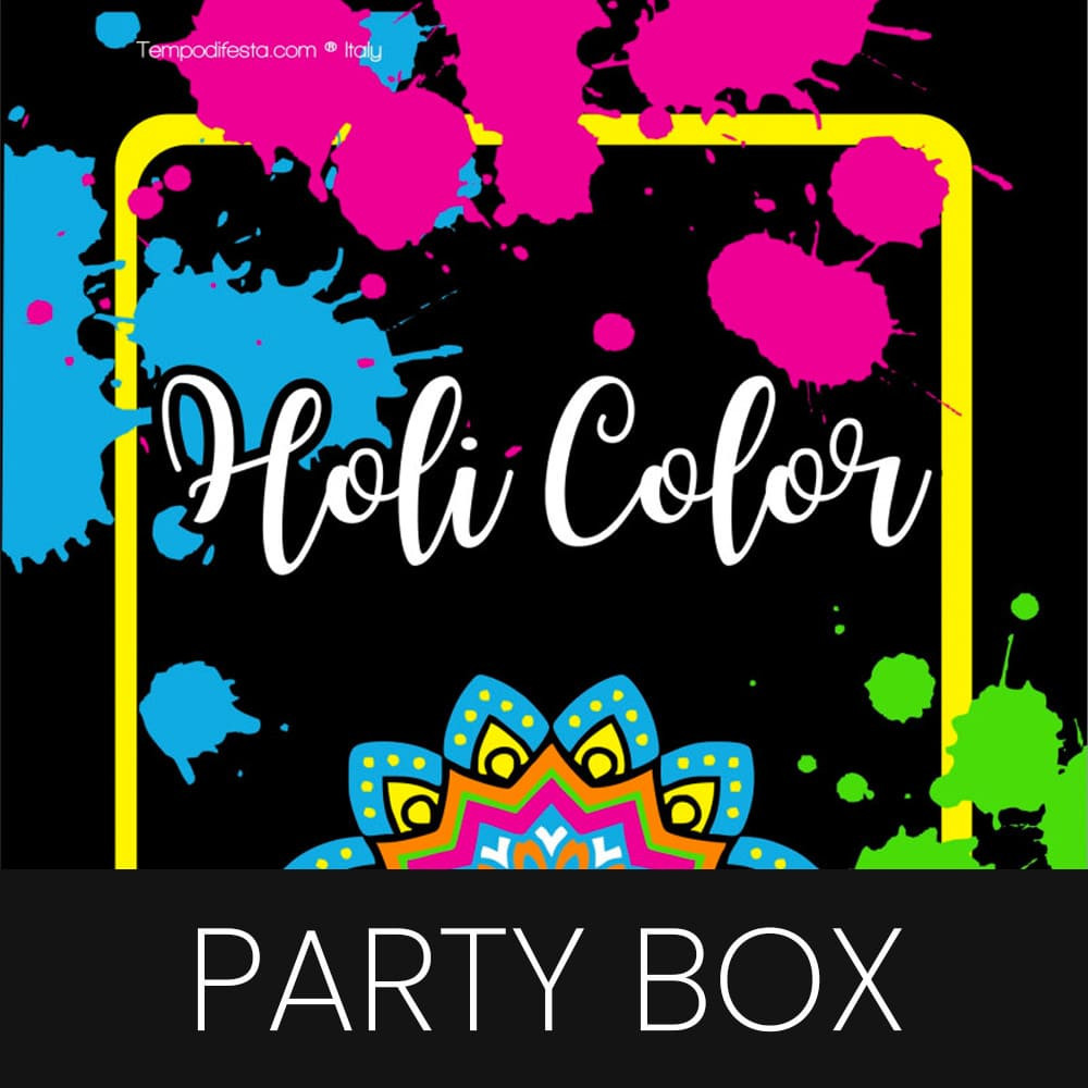Holi Color Party Box