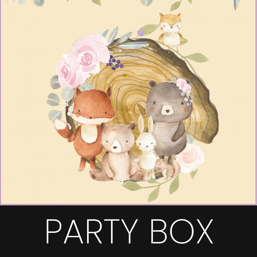 animales del bosque Party Box