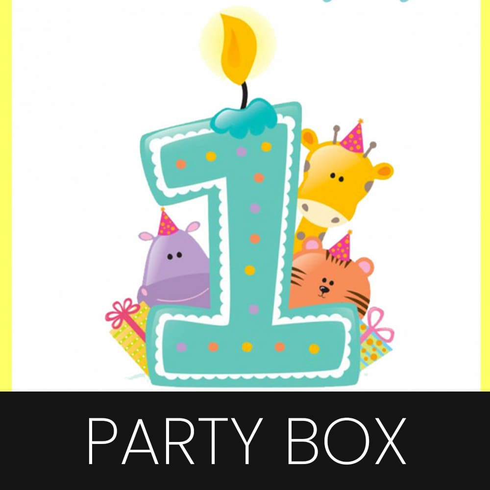 FIRST BIRTHDATY BOY Party Box