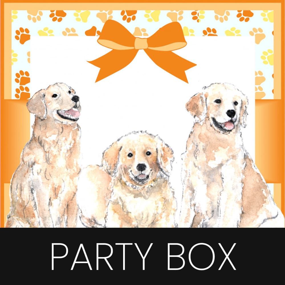 Golden Retriever Party Box