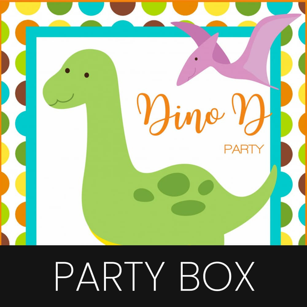 Dino D fiesta personalizada