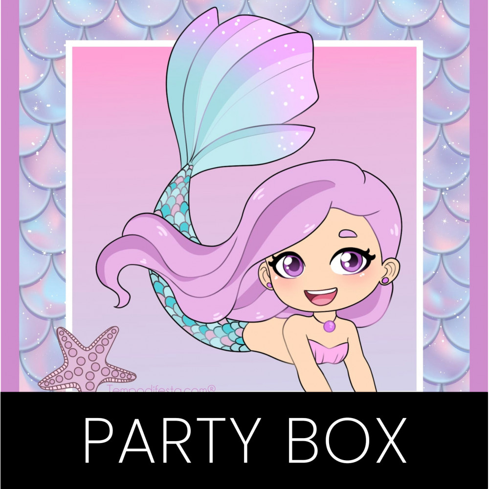 Mermaid themed party box