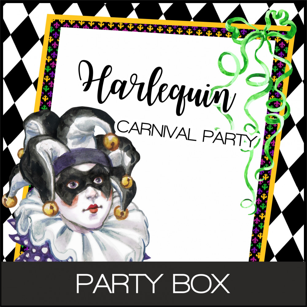 Harlequin Party box