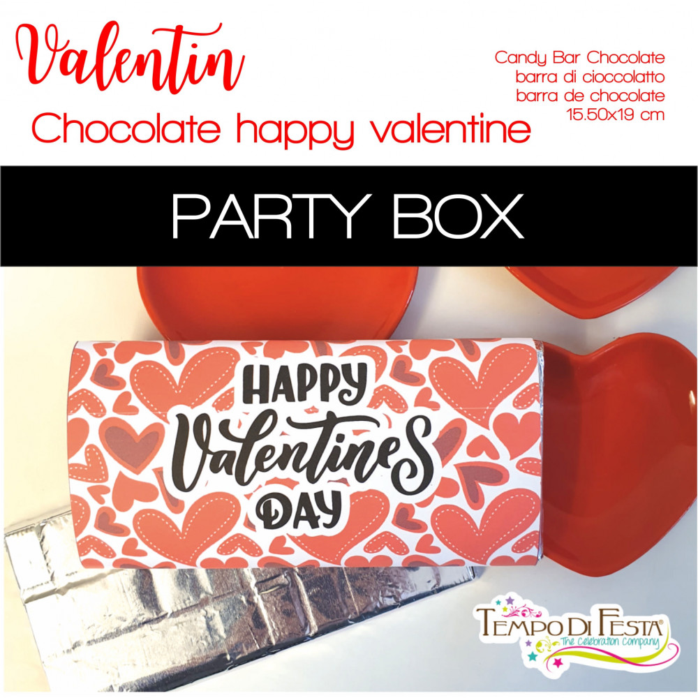 CHOCOLATE BAR happy Valentine