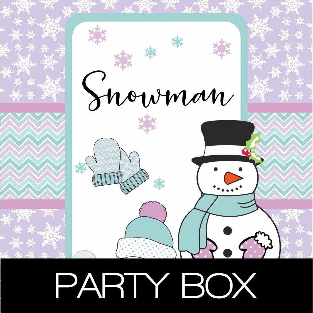 Muñeco de nieve Party Box
