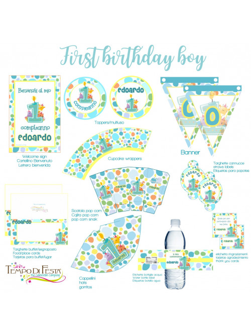 Festa Personalizzata Primo Compleanno Bambino