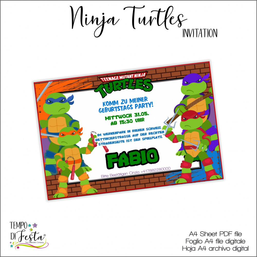 Ninja Turtles printable...