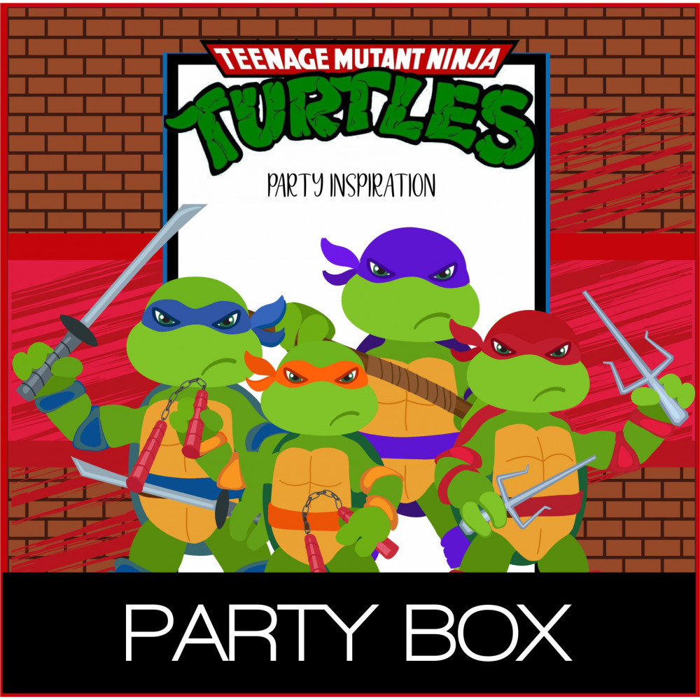 Tortugas Ninja Caja de fiesta