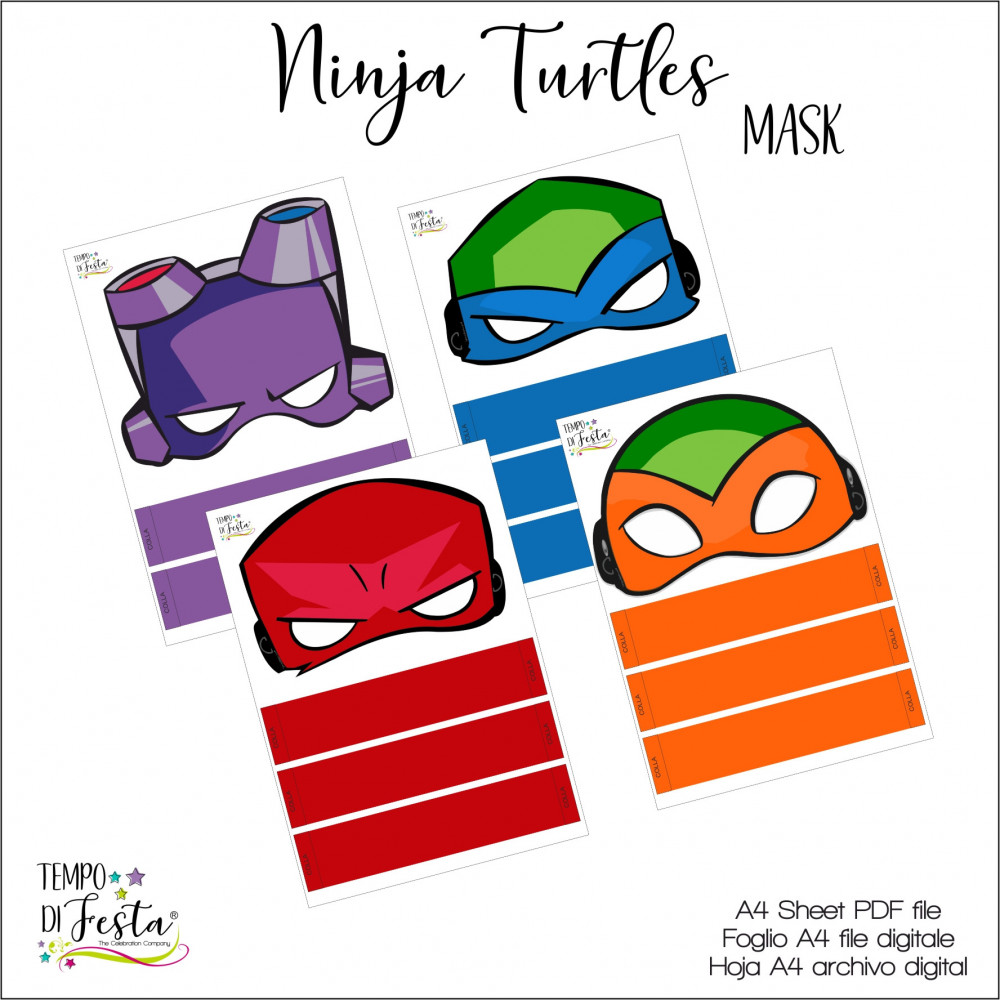 Ninja turtles masks