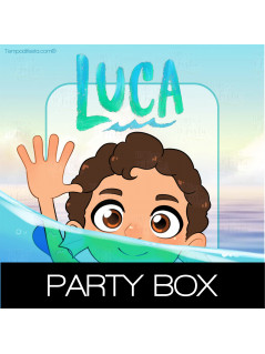Luca movie, customized party box party.