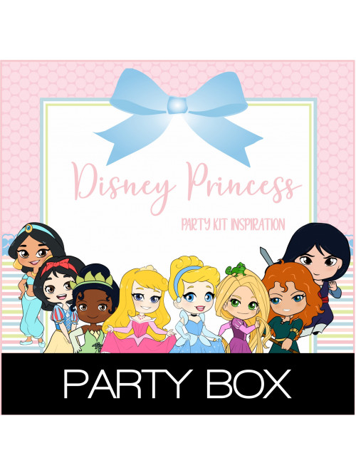 Princesas Disney, fiesta personalizada Party box