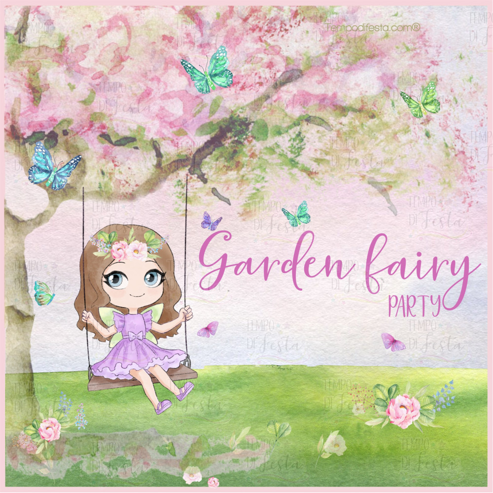 Garden Fairy, digital party.