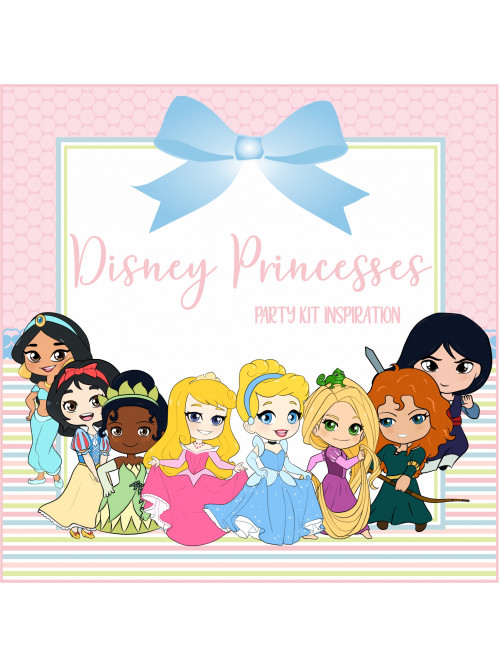 Principesse Disney party kit digitale