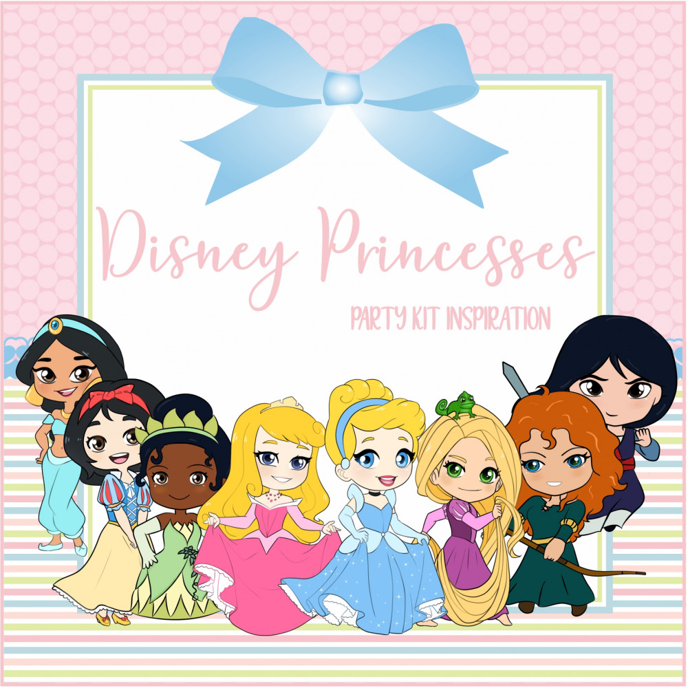 Principesse Disney party kit digitale