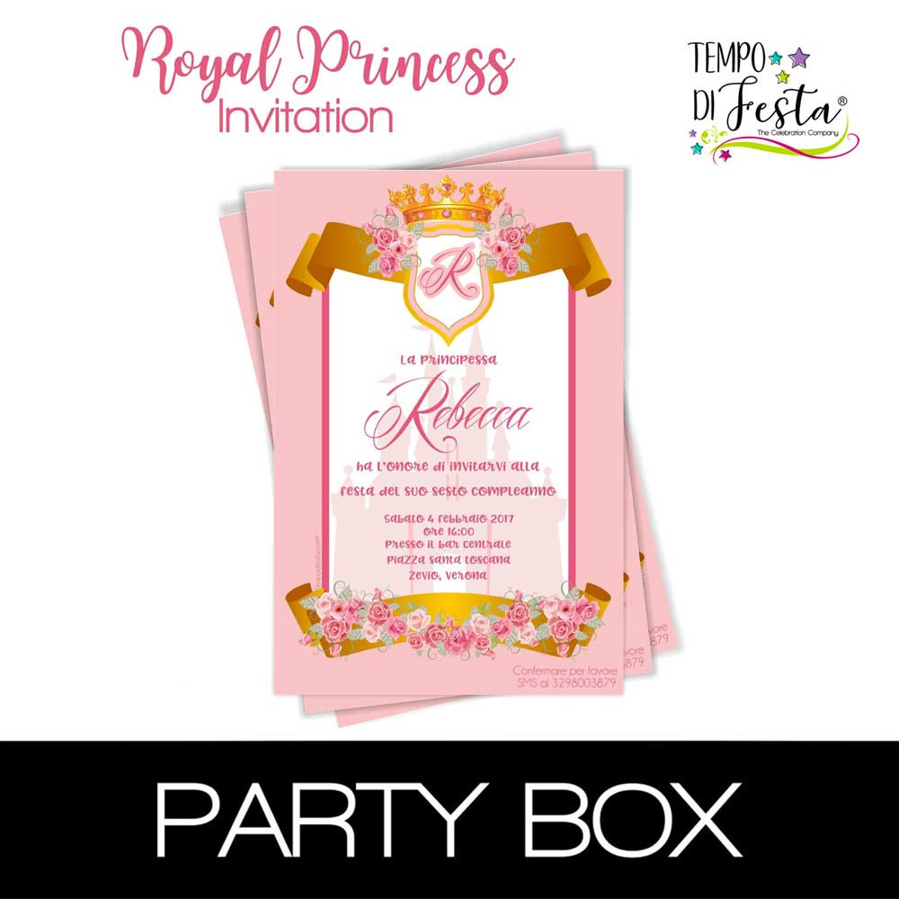 Princesa Real invitaciones...