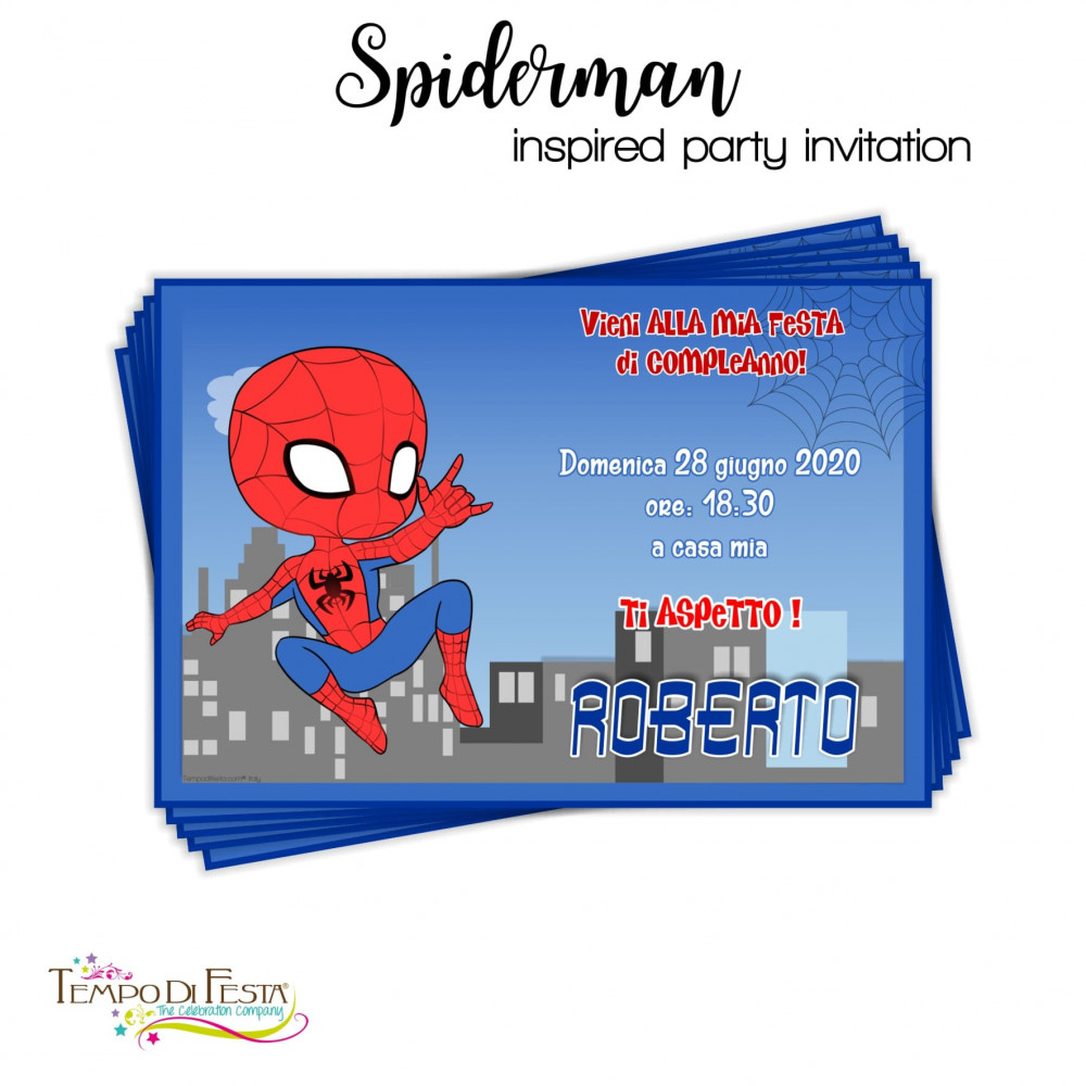 Invita Spiderman alla tua festa - Il blog di