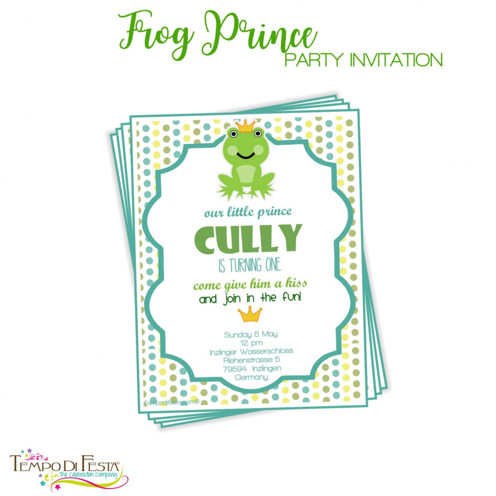 Frog Prince printable...