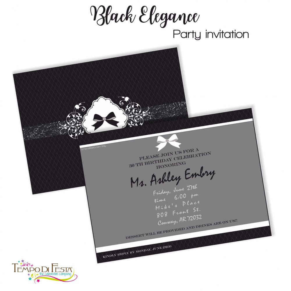 Black Elegance printable...