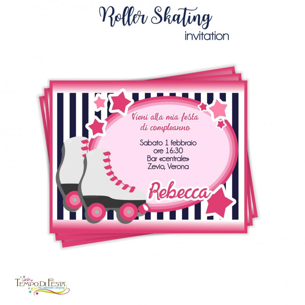 Patines invitaciones...