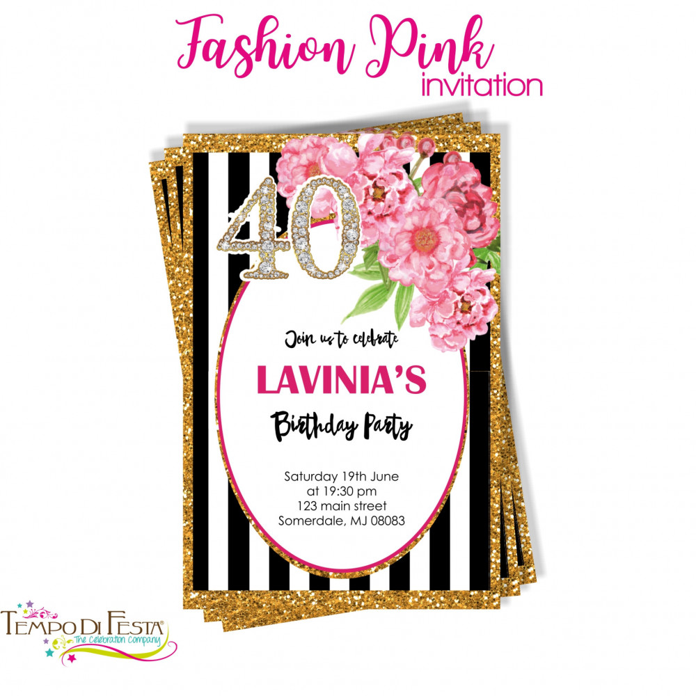 Fashion Pink printable...