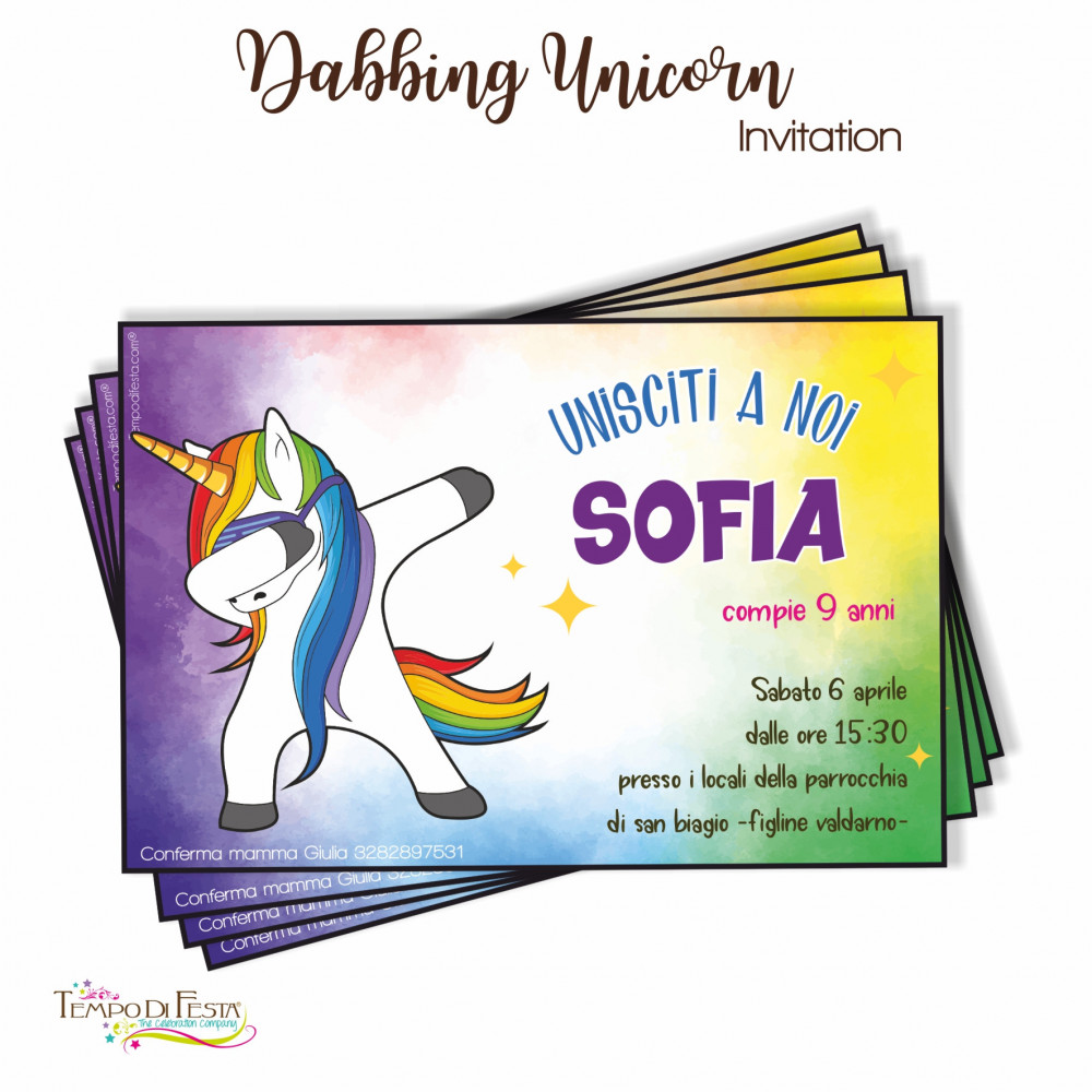 Dabbing Unicorn printable...