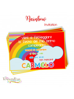 inviti a tema arcobaleno