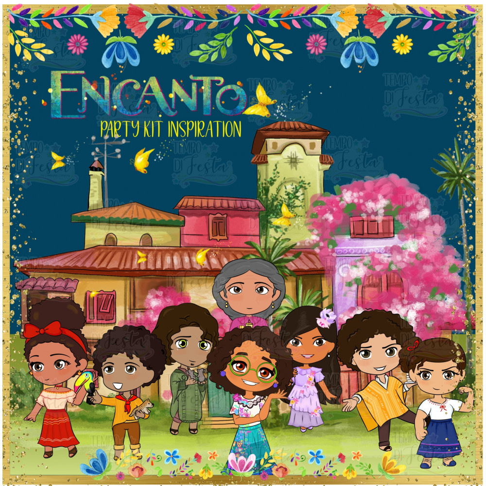 Encanto digital party kit