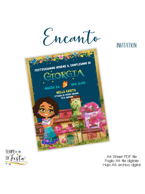 Encanto digital invitations