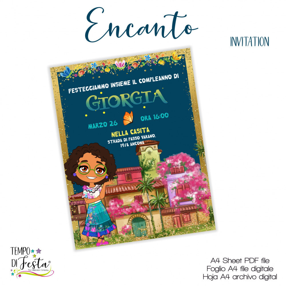 Encanto digital invitations