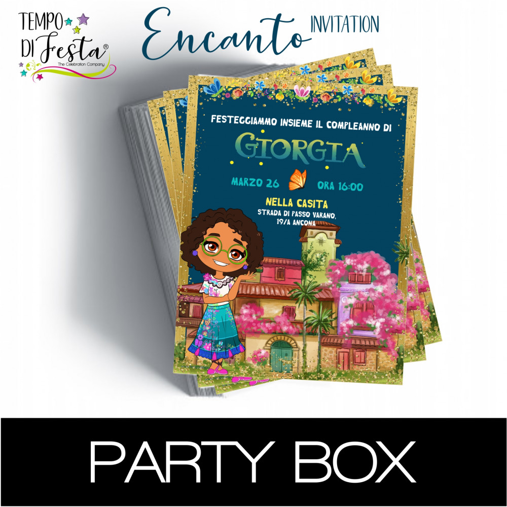 Encanto invitaciones en papel