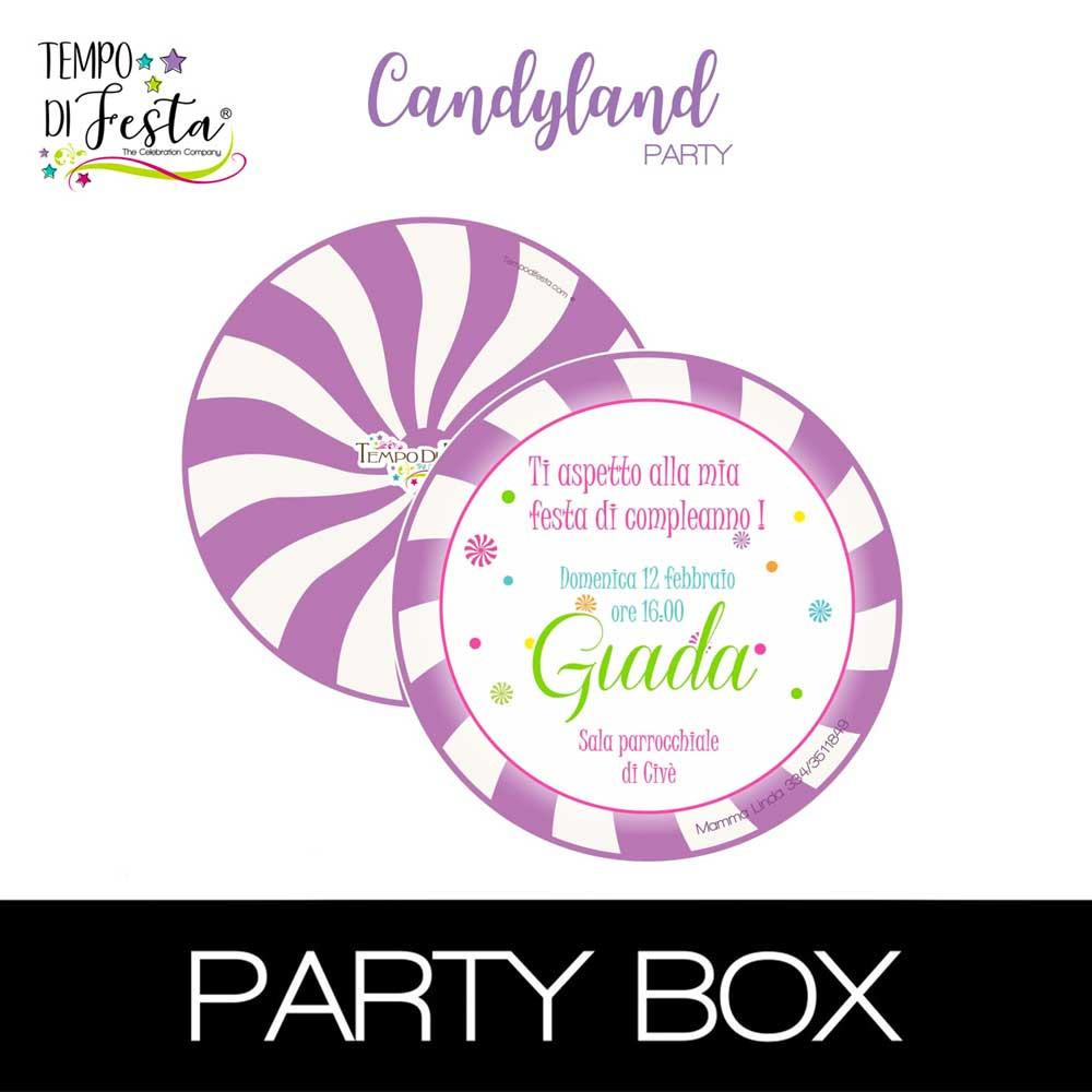 Candyland invitaciones en...