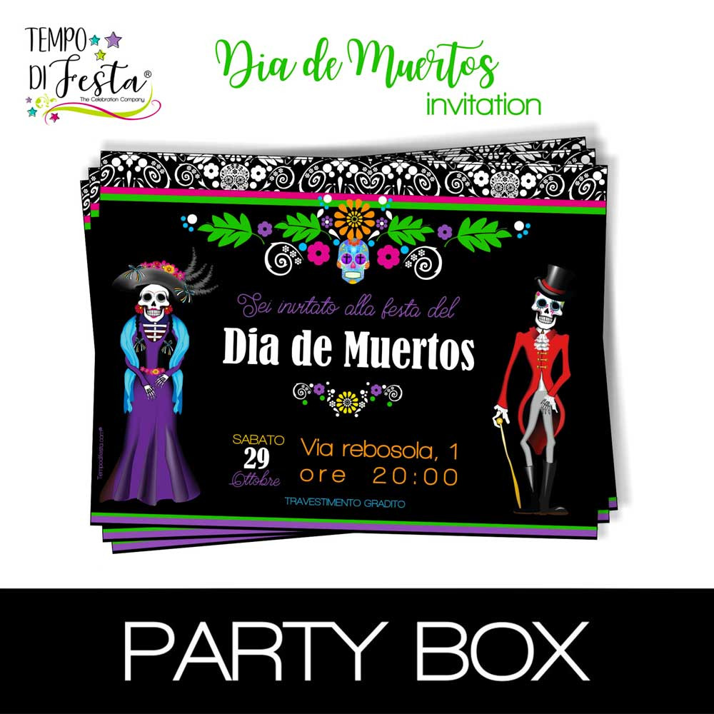 Day of the Dead invitations...