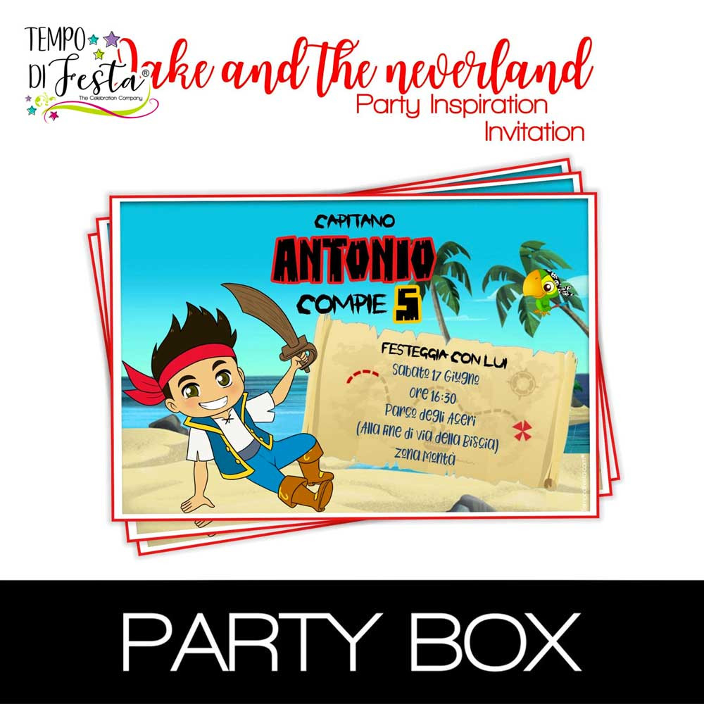 Jake The Pirate invitations...