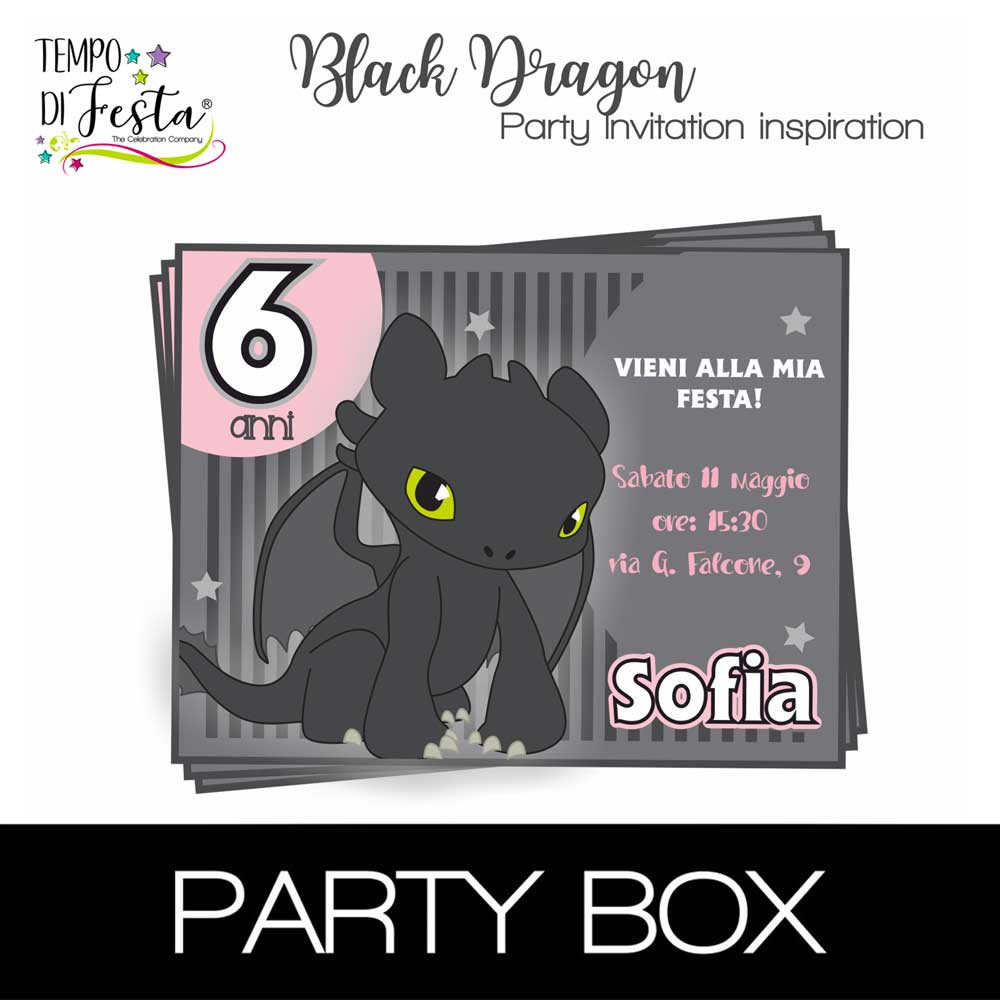 Dragon Trainer invitations