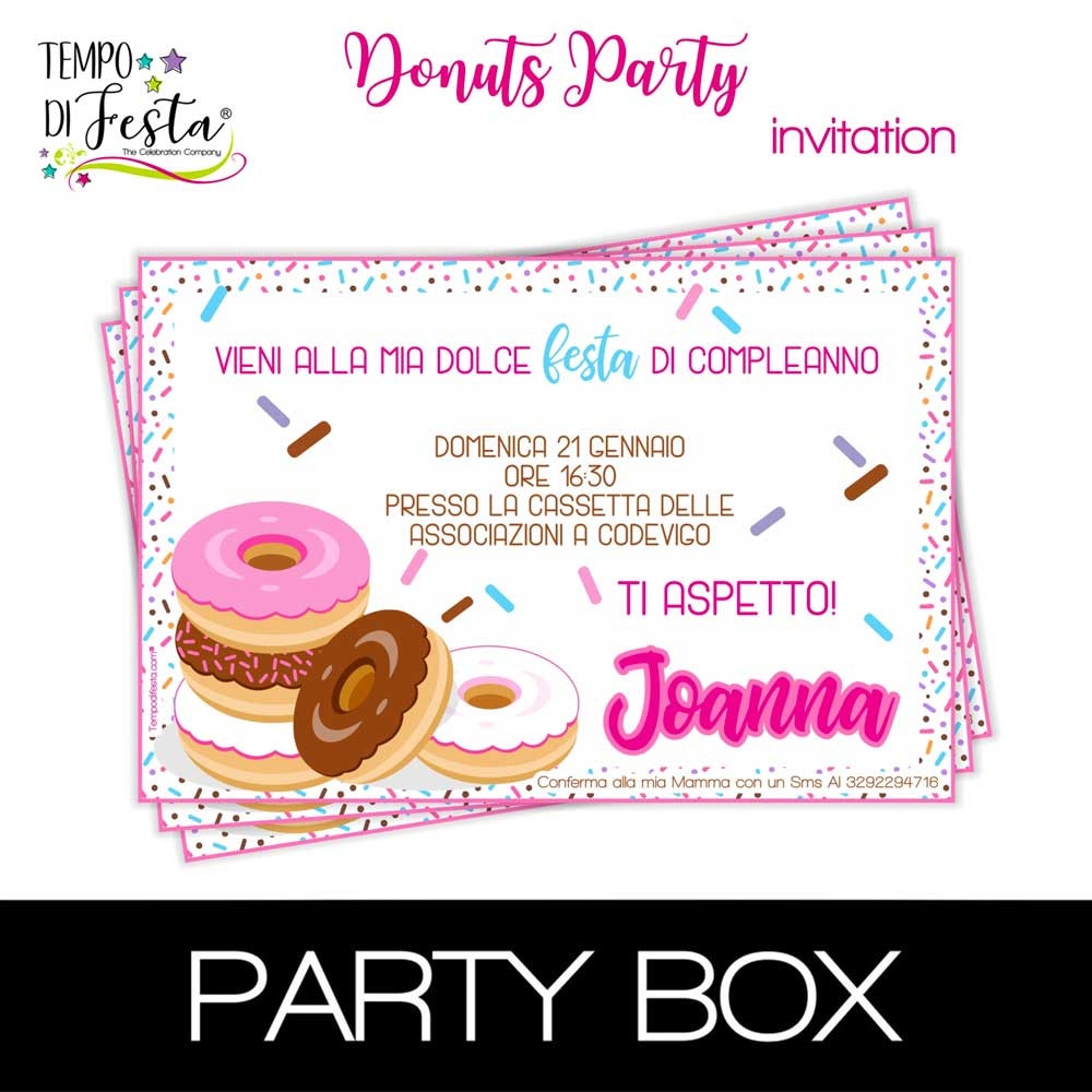 Dona invitaciones en papel