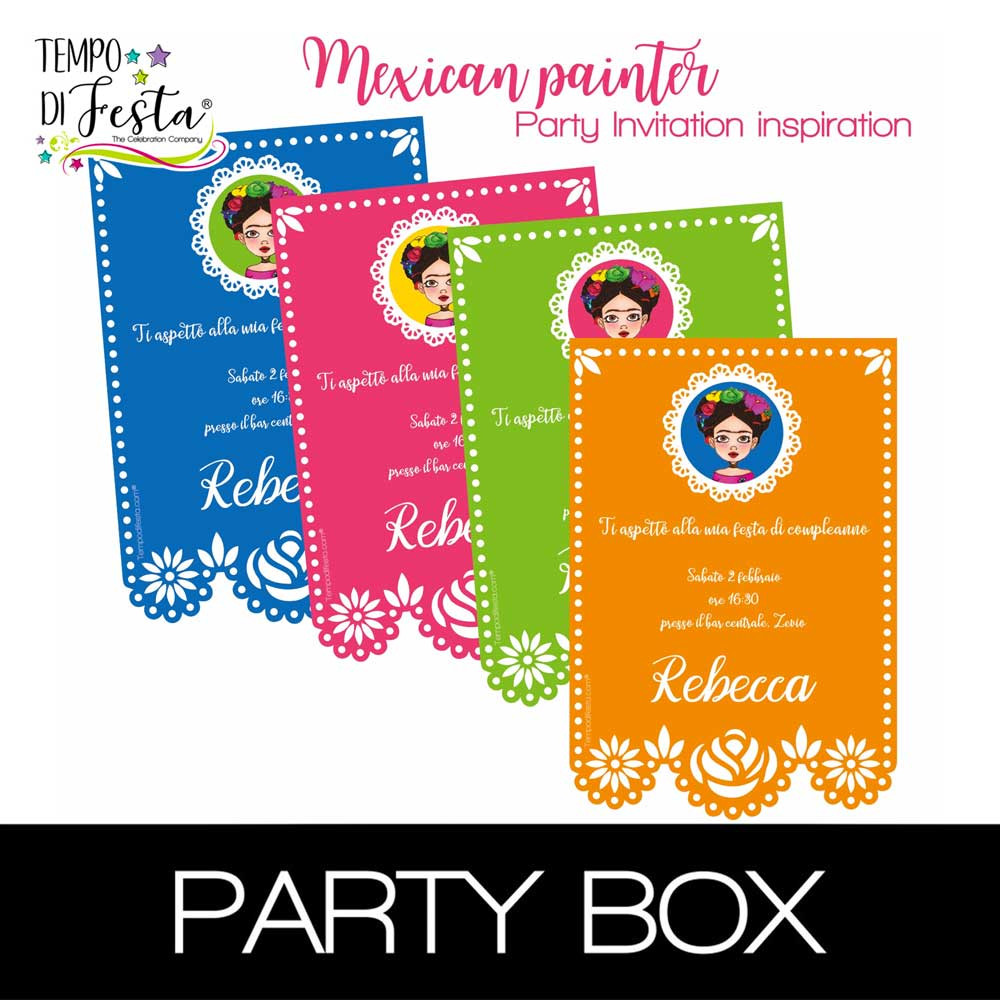 Frida Kahlo   invitations in a box