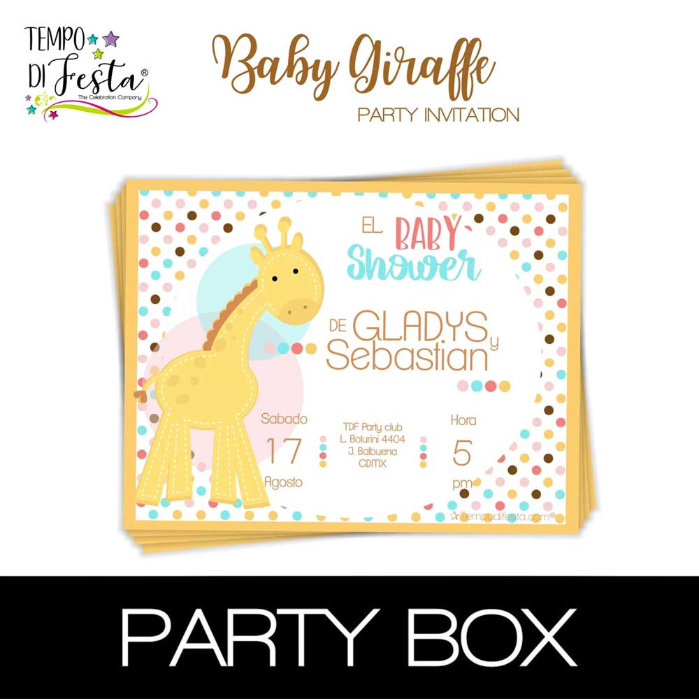 Baby Giraffe baby shower...