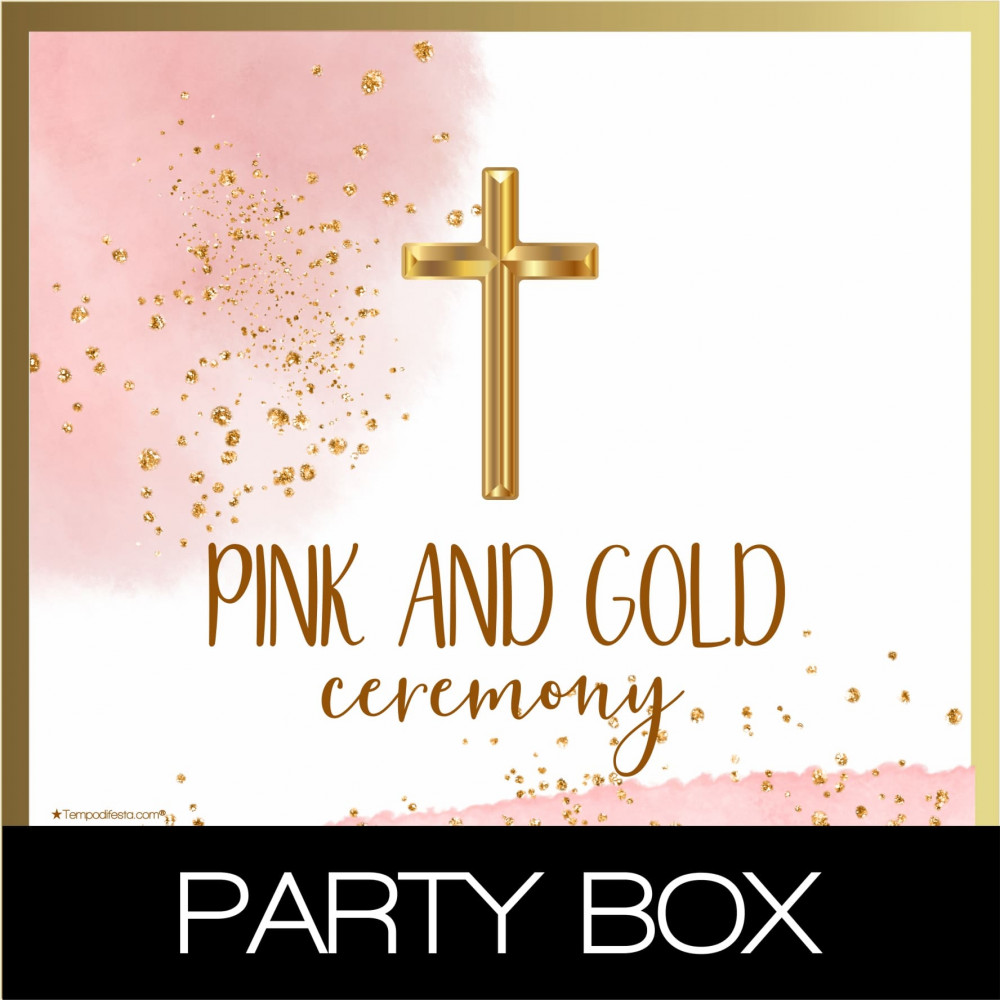 Pink and Gold ceremony...