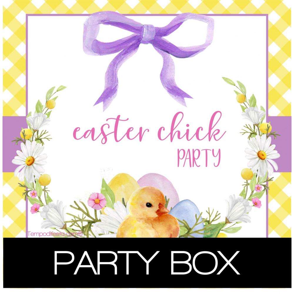 Easter chick customized party